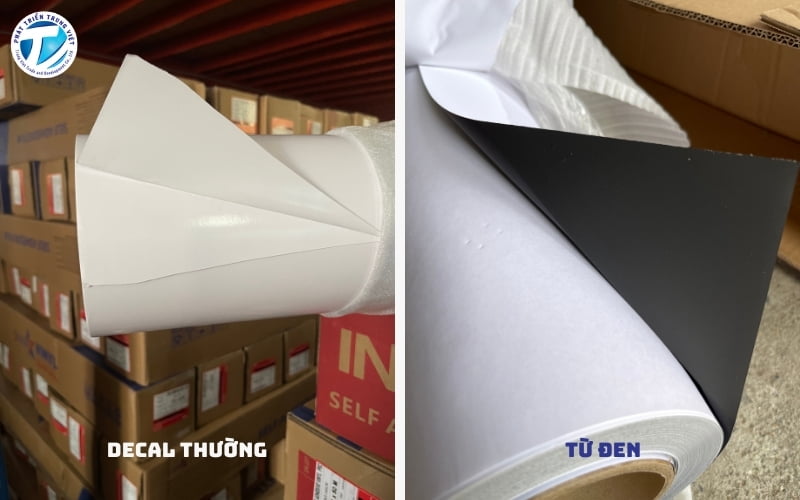 Phân biệt giữa decal thường và từ đen